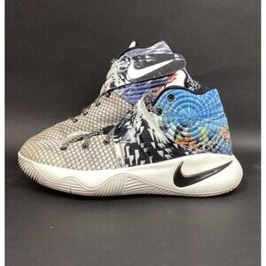 Nike Kyrie 2-Men's 7 -Multicolor Black Sail Mid Basketball Shoe- 602529 Promo XC